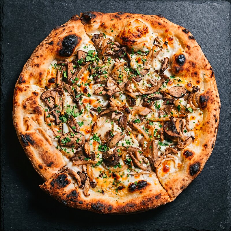 Funghi mushroom pizza